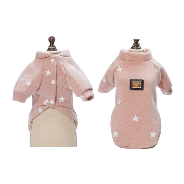 寵物秋冬五角星圖案毛衣寵物保暖衣, L, XXL, XL