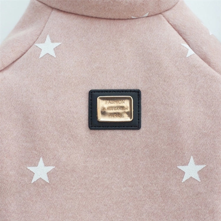 寵物秋冬五角星圖案毛衣寵物保暖衣, L, XXL, XL