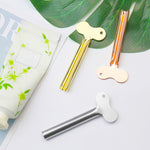 3件套不鏽鋼擠牙膏器 髮夾刮刀 染髮工具 半圓金屬擠壓器，髮夾擠壓器