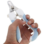Two-piece Pet Toe Stainless Steel Cat and Dog Nail Clipper Filee, S, L