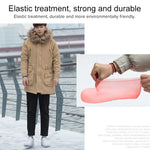 便攜雨靴防滑可重複使用防水 PVC 鞋套，31