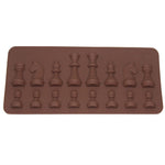 矽膠棋子巧克力模具冰糖皂模，棋子形狀