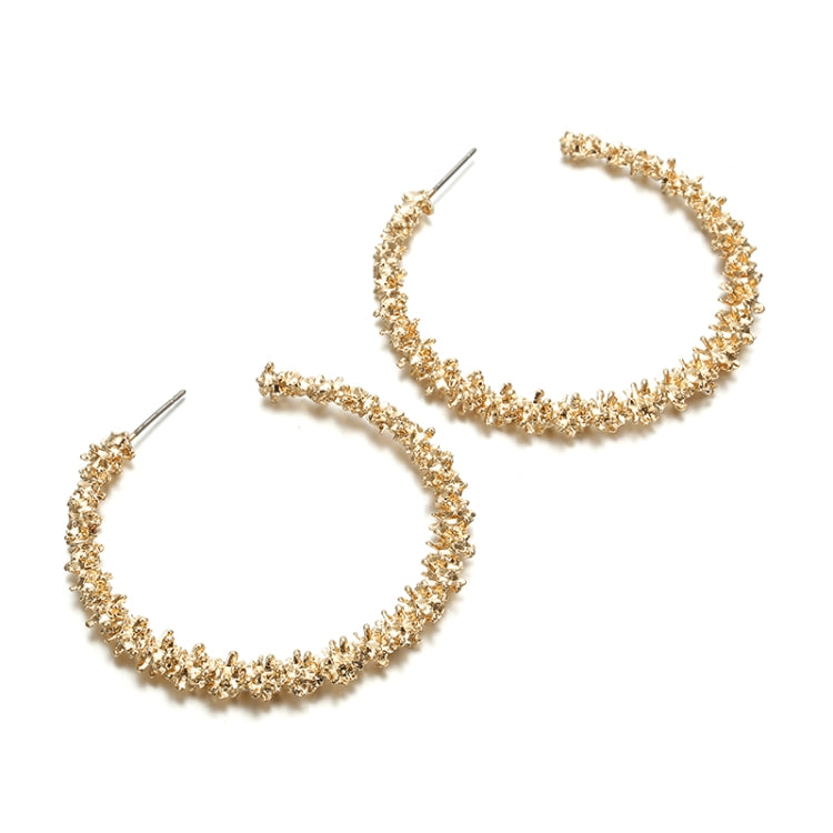 Vintage Round Fashion Earrings Female Jewellery, gold, white