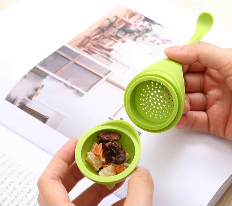 食品級PP烹飪恐龍造型茶濾器尼斯湖水怪形狀耐熱全茶濾器茶具咖啡工具