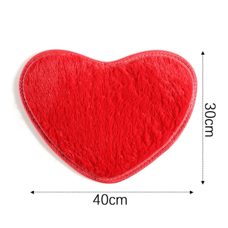 心形防滑浴室地墊 廚房地毯 家居裝飾，30*40CM，40*50CM，50*60CM，60*70CM