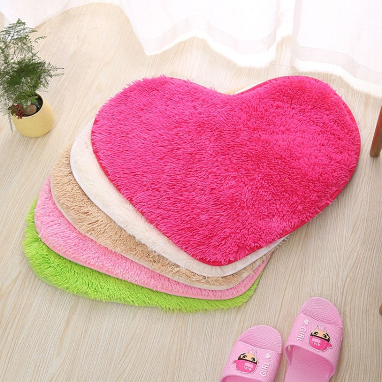 心形防滑浴室地墊 廚房地毯 家居裝飾，30*40CM，40*50CM，50*60CM，60*70CM