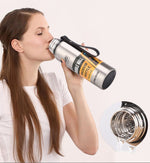 戶外保溫便攜大容量保溫杯，500ml，750ml，1000ml，1500ml