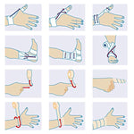 運動用自黏彈性繃帶，450 x 2.5cm，450 x 5cm，450 x 7.5cm，450 x 10cm