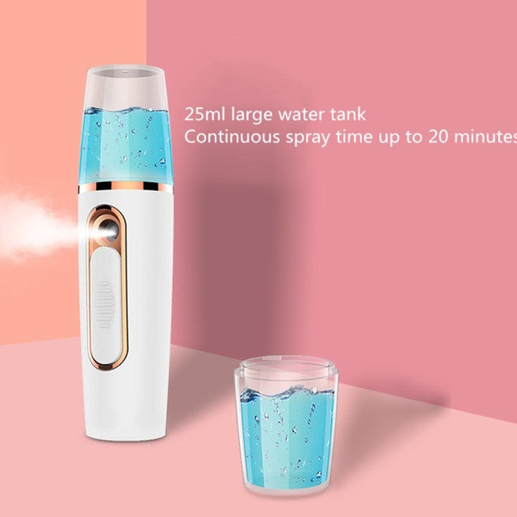 便攜迷你保濕噴霧器可充電美容消毒加濕器自動酒精噴霧器，保濕噴霧器