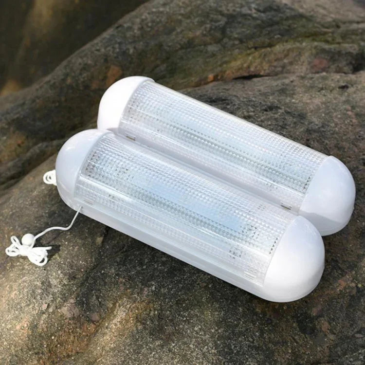 雙燈壁掛式LED太陽能棚燈IP44防水戶外拉燈