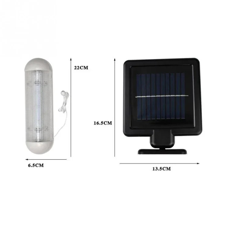 雙燈壁掛式LED太陽能棚燈IP44防水戶外拉燈