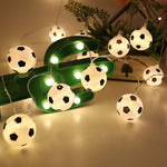 足球燈串 KTV 創意 LED 裝飾燈，1m 10 顆 LED，2m 20 顆 LED，3m 20 顆 LED