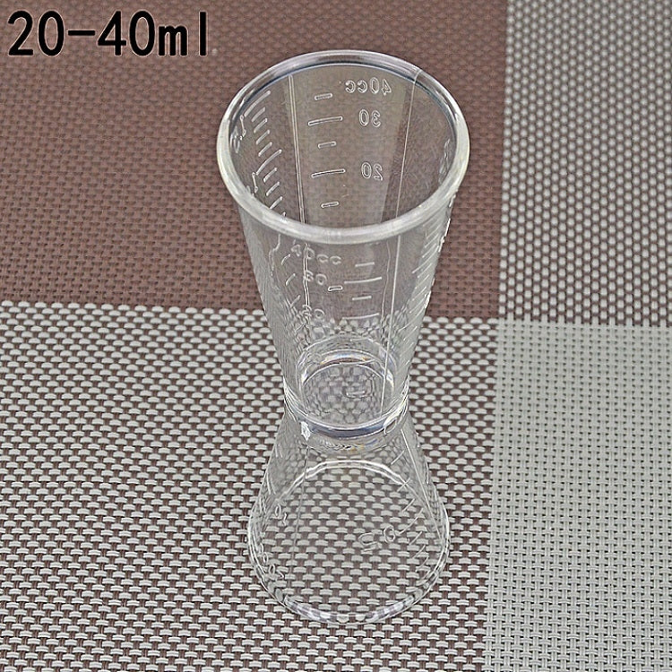 2件套PC小量杯雙頭刻度奶茶量杯盎司測量工具，大號