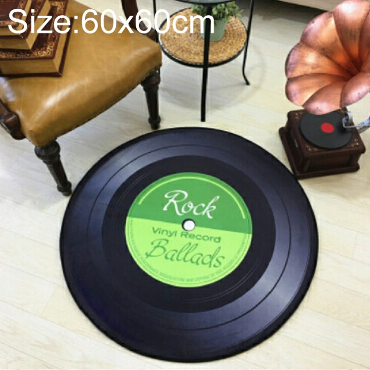 創意復古3D DVR錄影地毯圓形CD地墊家居裝飾客廳兒童臥室裝飾地毯，直徑60cm，直徑80cm，直徑100cm，直徑120cm，直徑160cm，直徑180cm