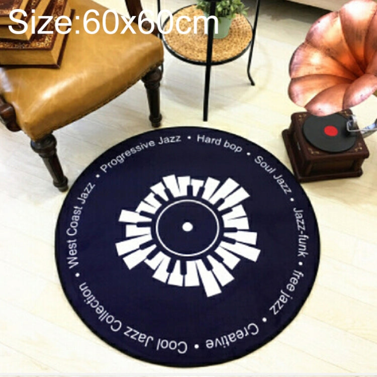 創意復古3D DVR錄影地毯圓形CD地墊家居裝飾客廳兒童臥室裝飾地毯，直徑60cm，直徑80cm，直徑100cm，直徑120cm，直徑160cm，直徑180cm