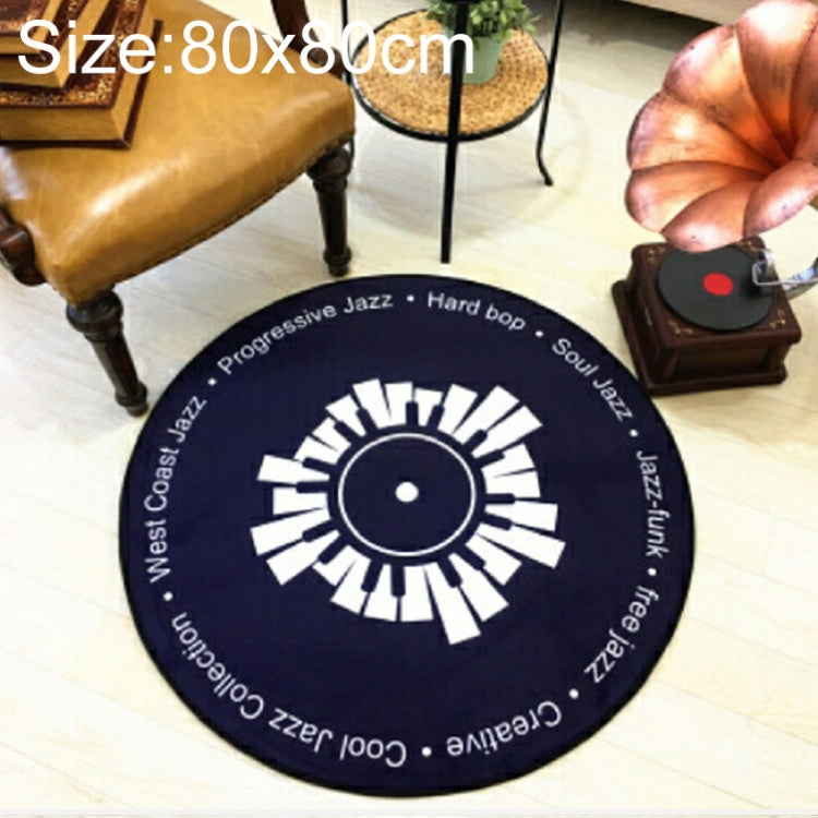 創意復古3D DVR錄影地毯圓形CD地墊家居裝飾客廳兒童臥室裝飾地毯，直徑60cm，直徑80cm，直徑100cm，直徑120cm，直徑160cm，直徑180cm