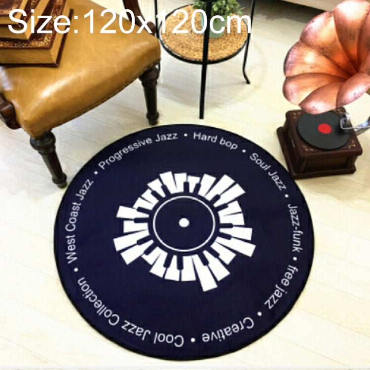 創意復古3D DVR錄影地毯圓形CD地墊家居裝飾客廳兒童臥室裝飾地毯，直徑60cm，直徑80cm，直徑100cm，直徑120cm，直徑160cm，直徑180cm