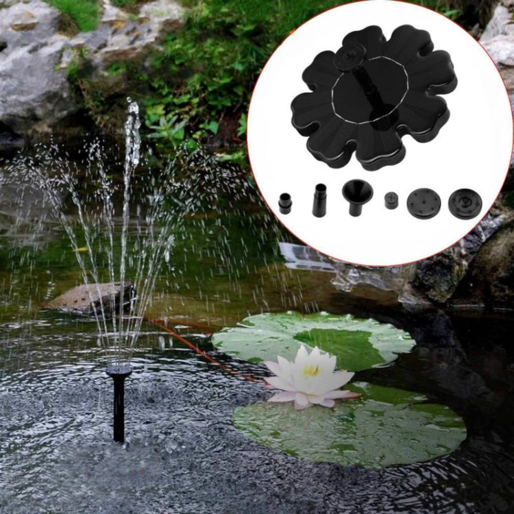 太陽能花瓣噴泉漂浮噴泉池塘花園裝飾，太陽能花瓣噴泉