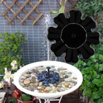 太陽能花瓣噴泉漂浮噴泉池塘花園裝飾，太陽能花瓣噴泉