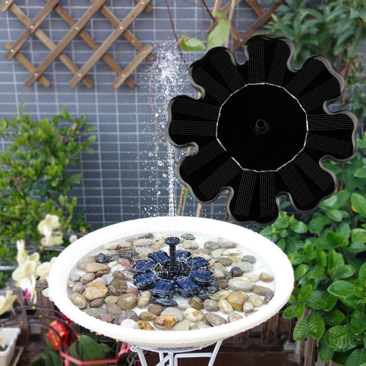 太陽能花瓣噴泉漂浮噴泉池塘花園裝飾，太陽能花瓣噴泉