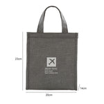 便攜午餐野餐便攜食品保溫收納袋，S 20x23x14厘米
