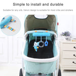 Baby Stroller Cartoon Animal Pendant Cradle Ornament Hanging Rattle