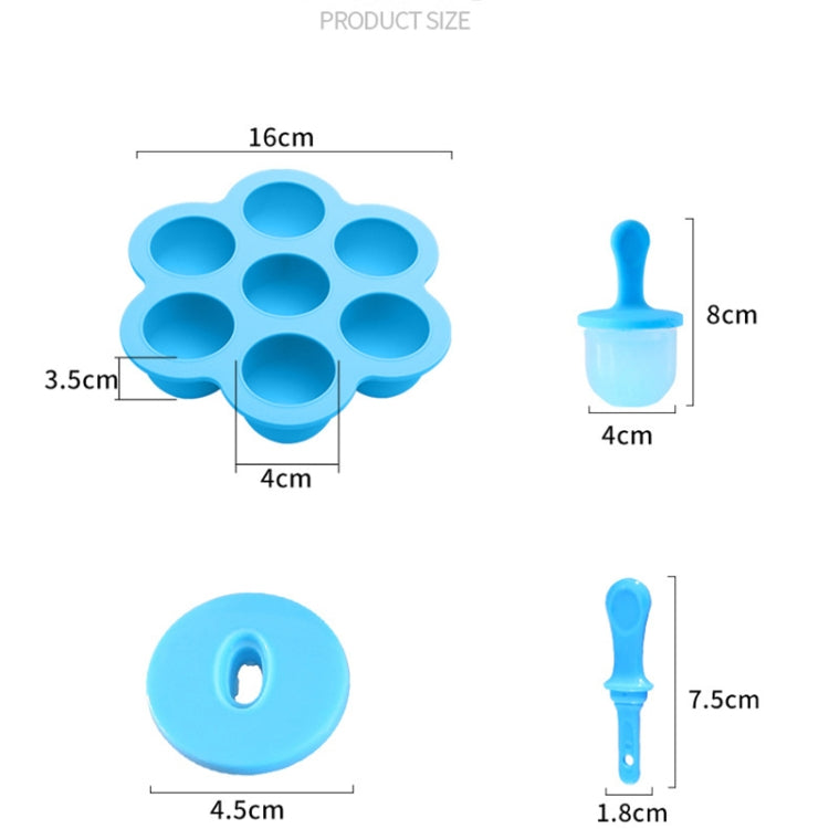 矽膠迷你冰棒模具冰淇淋球棒棒糖製作器冰棒模具嬰兒DIY輔食工具