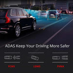 Anytek T22 車用攝影機 5 吋 IPS 觸控螢幕雙鏡頭 FHD 1080P 車用行車記錄器，T22
