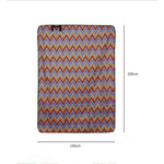 140x200 CM露營防潮戶外野餐墊海灘墊，200x140cm紫色，200x140cm紅色