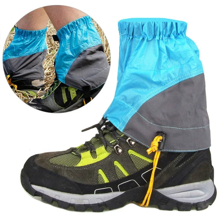 戶外登山防沙防水防撕裂護腿套，護腿套（黑色），護腿套（藍色），護腿套（綠色），護腿套（橙色）