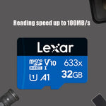 Lexar 633x 32GB高速手機記憶TF卡 行車記錄器記憶卡，32GB