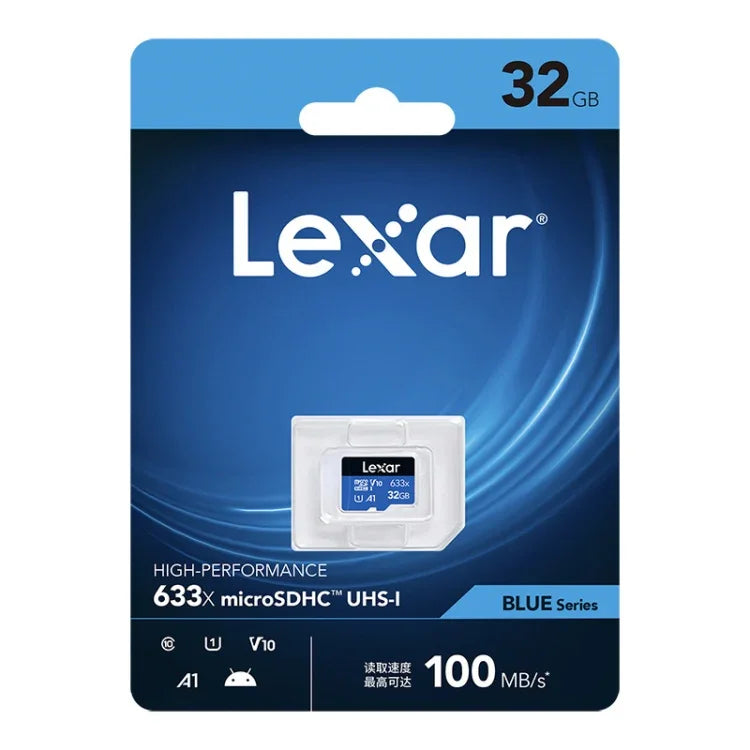 Lexar 633x 32GB高速手機記憶TF卡 行車記錄器記憶卡，32GB