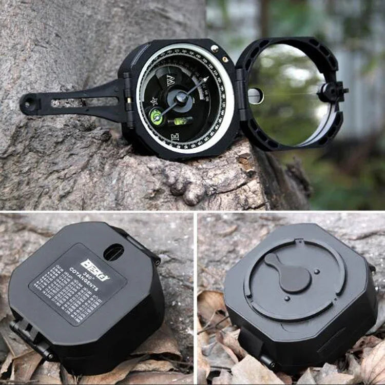 Eyeskey M2-B戶外專業地質勘探指南針儀器多功能翻蓋指南針，M2-B