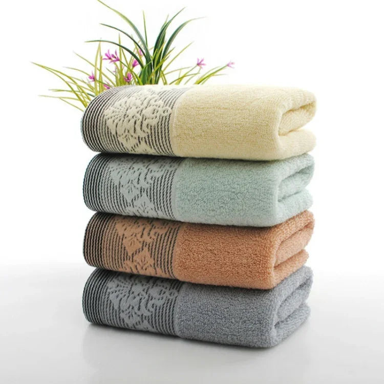 Absorbent Towel Face Towel Bathroom Thick Soft Cloth Wipe Towel, 35x75cm