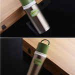 便攜式汽車學生兒童商務茶保溫冷不銹鋼真空瓶，300-400ml