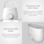 通用嬰兒餵食雙瓶消毒器嬰兒食品奶電熱保溫器220V，奶瓶保溫器