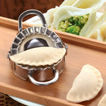 不鏽鋼水餃模具麵團切割器，廚房配件糕點工具，大號 9.7cm 含白盒，小號 7.7cm 含白盒，8.3cm 水餃圓刀，7.3cm 水餃圓刀