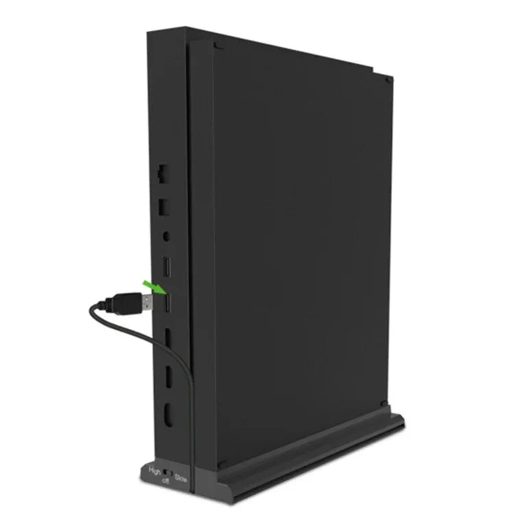 DOBE TYX-1768 散熱直立式底座冷卻座冷卻風扇支架，適用於 Xbox One X 遊戲主機，TYX-1768