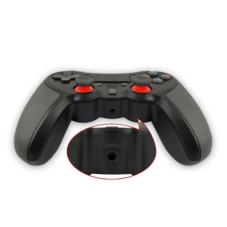 橡膠材質無線遊戲控制器藍牙手把，適用於 PS4 主機