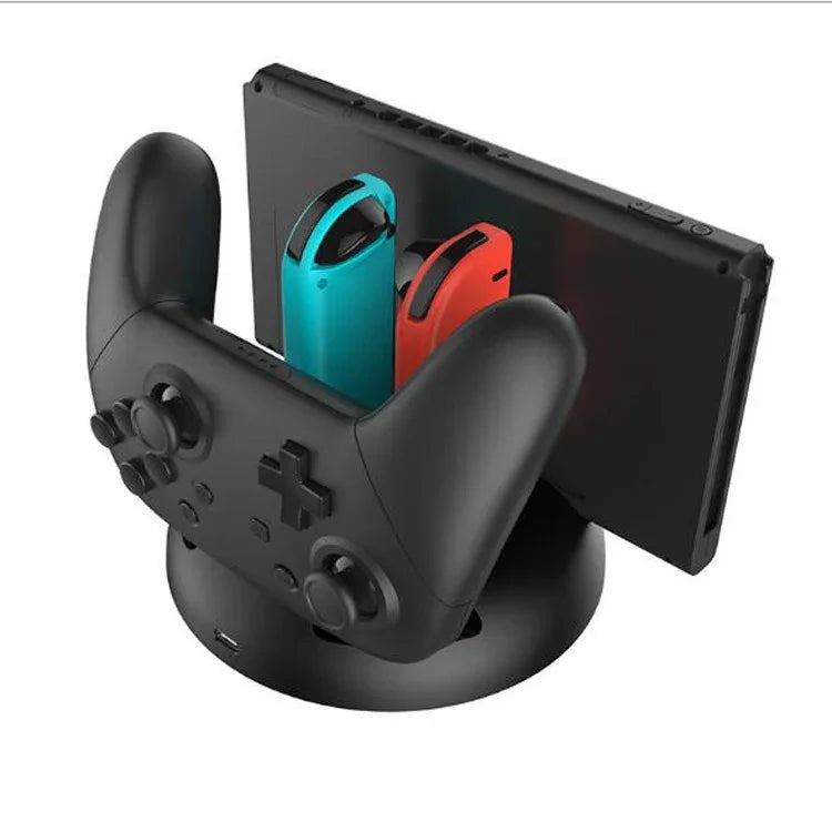 IPEGA PG-SL003 4 合 1 充電底座，適用 N-Switch/NS Lite 主機及 Joy-Con/Pro 控制器，PG-SL003