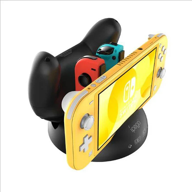 IPEGA PG-SL003 4 合 1 充電底座，適用 N-Switch/NS Lite 主機及 Joy-Con/Pro 控制器，PG-SL003