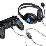 雙耳大型耳機 PS4 主機網路語音聊天耳機，大型耳機