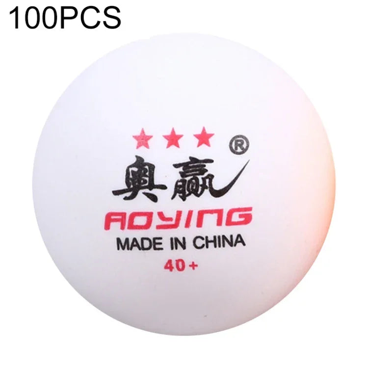 ROYING 10 件專業 ABS 乒乓球訓練球，直徑：40mm，白色 3 星，橙色 3 星