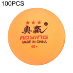 ROYING 10 件專業 ABS 乒乓球訓練球，直徑：40mm，白色 3 星，橙色 3 星