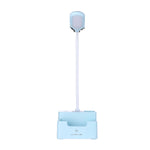 學生 USB 充電臥室觸控 LED 護眼多功能創意桌燈，帶風扇，不帶風扇