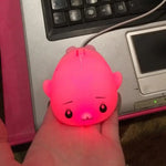 可愛卡通有線滑鼠女孩辦公家用筆電滑鼠