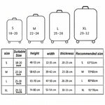 旅行耐磨彈性行李箱保護套 防塵罩，18-21吋，22-24吋，25-28吋，29-32吋