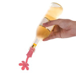 5件矽膠酒塞花形啤酒塞，5件花形（綠色），5件花形（紫色），5件花形（紅色），5件花形（藍色）
