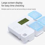 Portable Intelligent Plastic Storage Box Electronic Timing Reminder Medicine Boxes