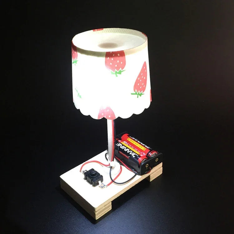 創意 DIY 小檯燈 科技小製作 小學生手工材料 科學實驗，DIY 小檯燈